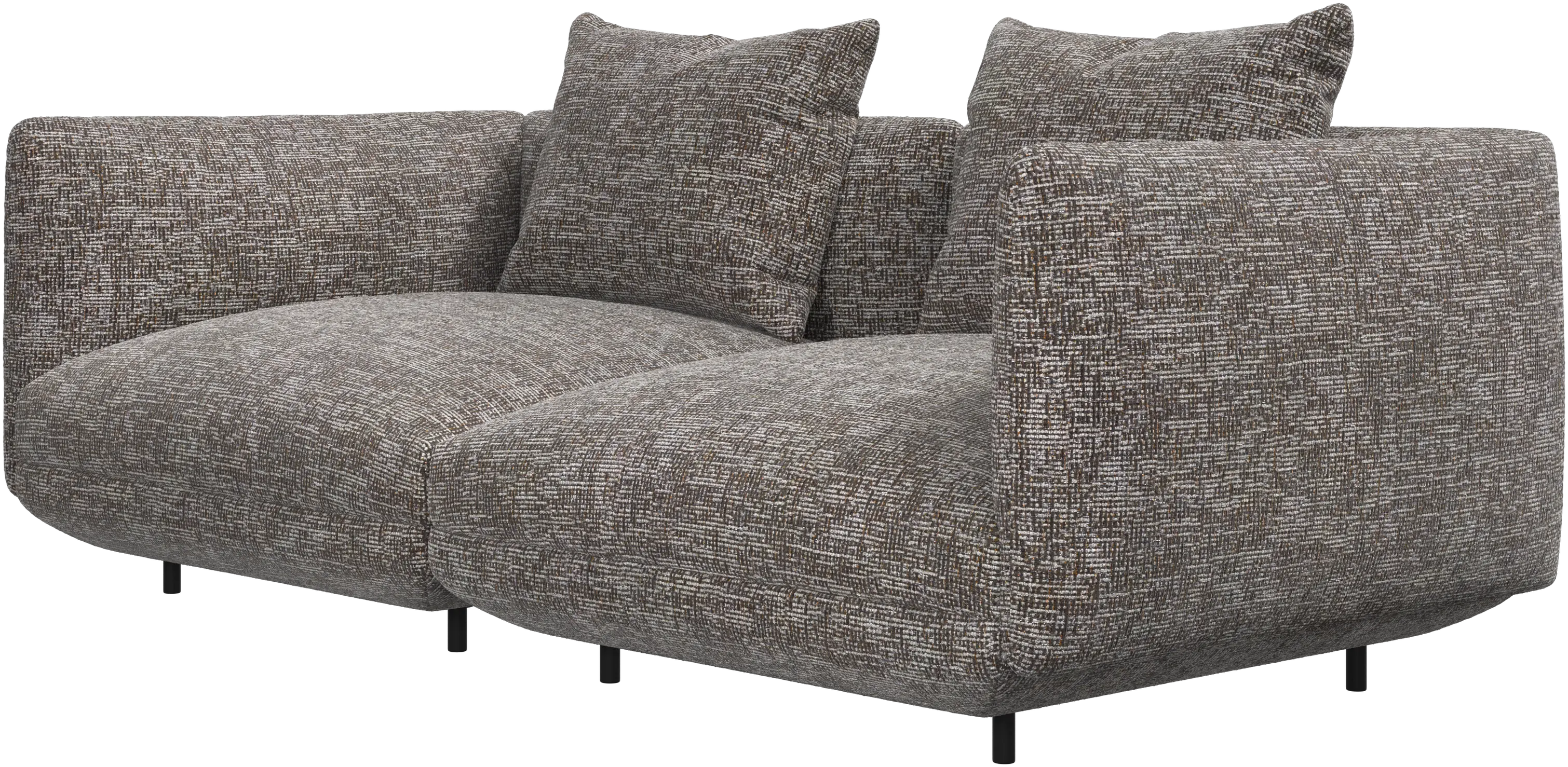 B&BITARIA ムーサ ソファ ブラック シンプルデザインソファーベッド ライトブラウン色 SB-AB-LBR
